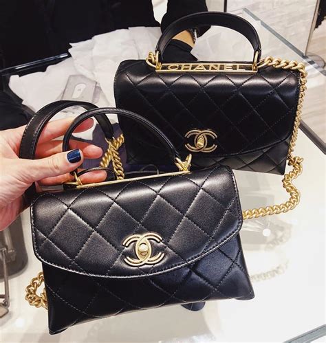 chanel top handle bag gold|luxury top handle handbags.